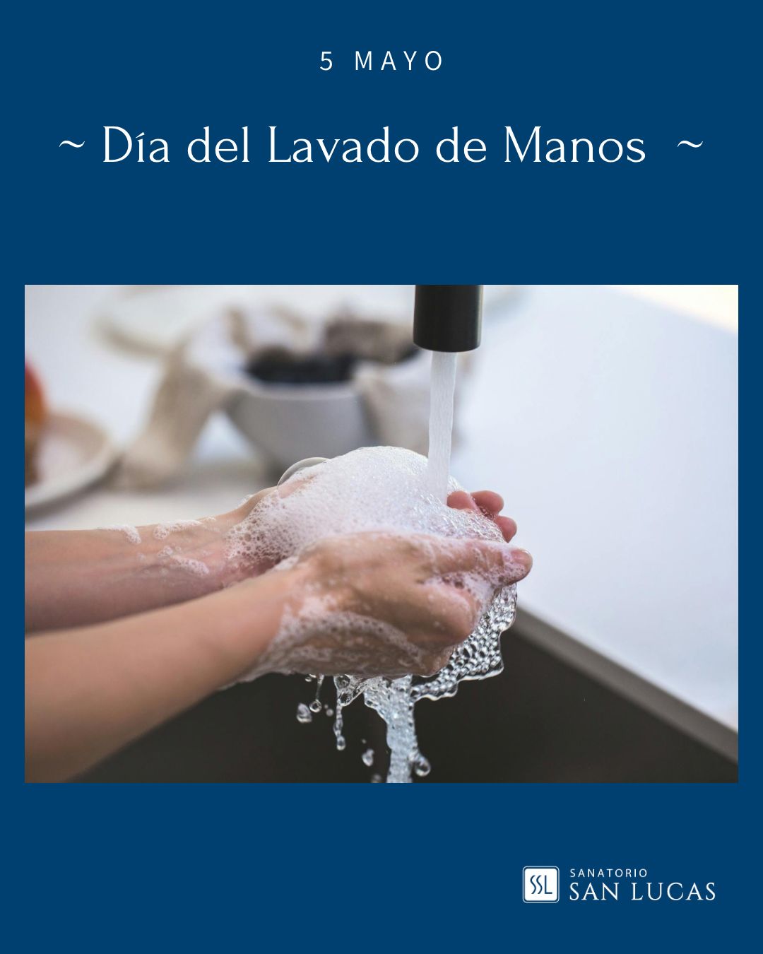 Dia del lavado de manos.